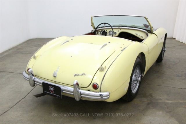 1956 Yellow Austin-Healey 100-4