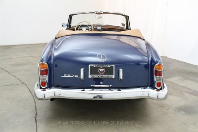 1956 Blue Mercedes-Benz 220S