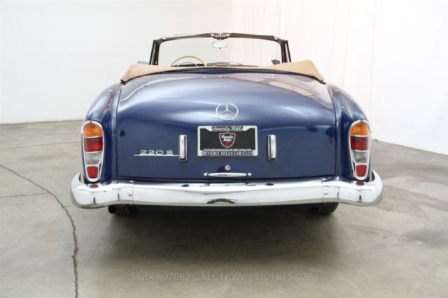 1956 Blue Mercedes-Benz 220S