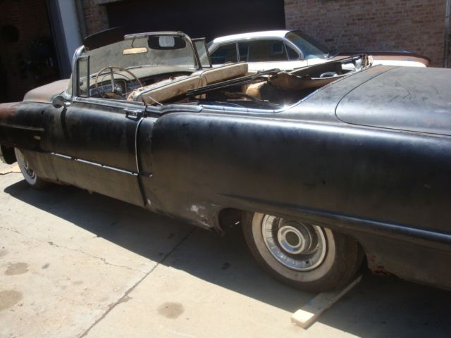 1956 Black Cadillac DeVille Convertible