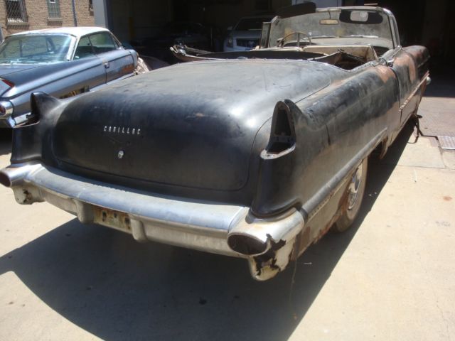 1956 Black Cadillac DeVille Convertible