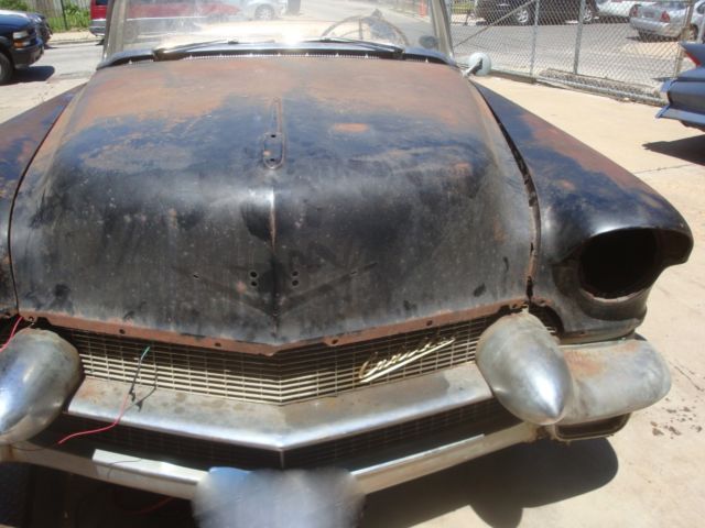 1956 Black Cadillac DeVille Convertible