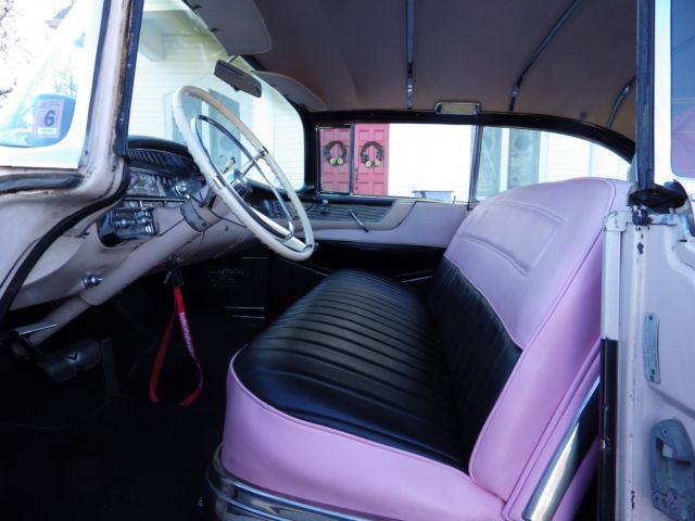 1956 Pink Cadillac DeVille Sedan Hardtop