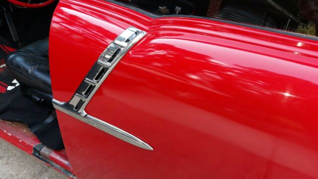 1956 Red Chevrolet Bel Air/150/210 Sedan