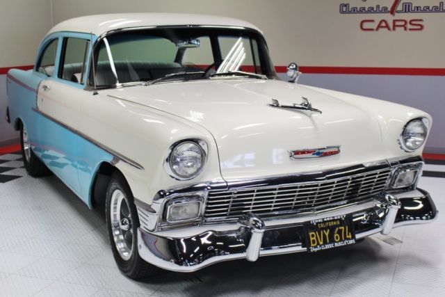 1956 Blue Chevrolet Bel Air/150/210 Hardtop