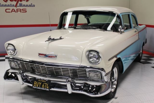 1956 Blue Chevrolet Bel Air/150/210 Hardtop