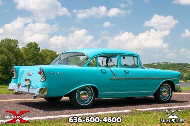 1956 Turquoise Blue Chevrolet Bel Air/150/210 Sedan
