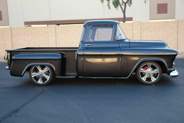 1956 Gray Chevrolet Silverado 1500 Pickup Truck