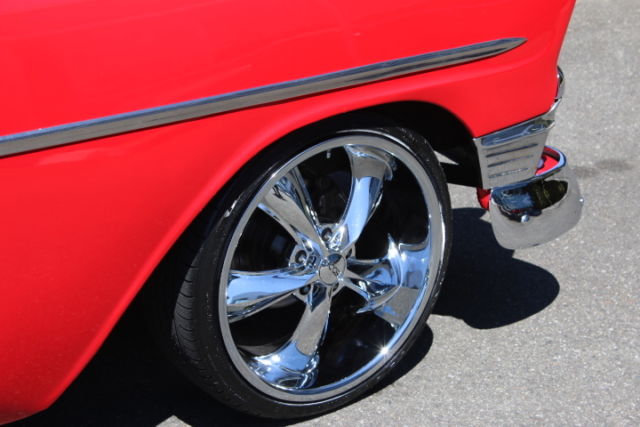 1956 Red Chevrolet Bel Air/150/210 Coupe