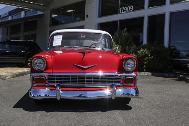 1956 Red Chevrolet Bel Air/150/210 Coupe