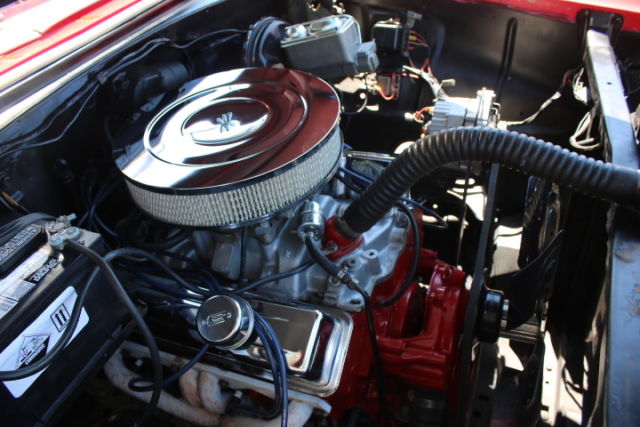 1956 Red Chevrolet Bel Air/150/210 Coupe