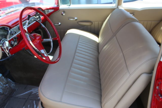 1956 Red Chevrolet Bel Air/150/210 Coupe