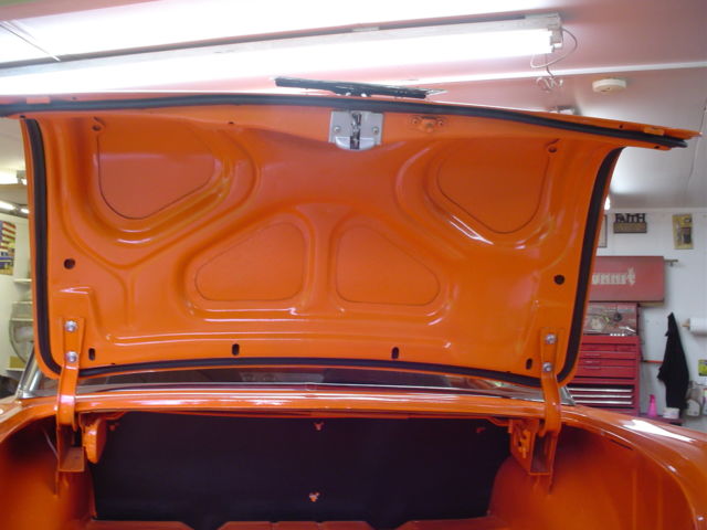 1956 Orange Chevrolet Bel Air/150/210 2 door sedan