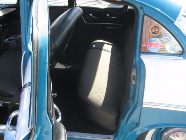1956 Blue Chevrolet Bel Air/150/210 Sedan
