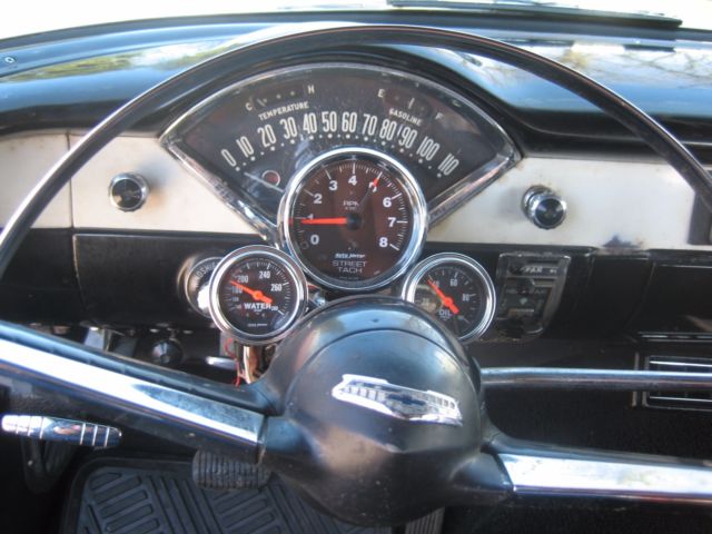 1956 Blue Chevrolet Bel Air/150/210 Sedan