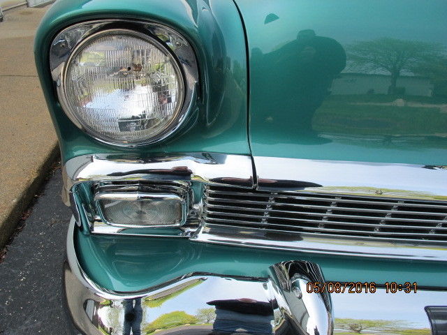 1956 Green Chevrolet Bel Air/150/210 Sedan