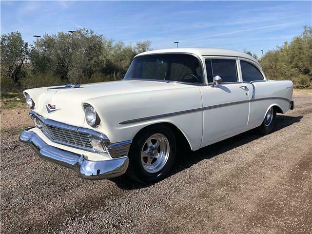 1956 White Chevrolet Bel Air/150/210 --