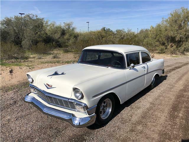 1956 White Chevrolet Bel Air/150/210 --