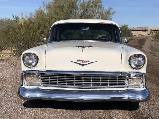 1956 White Chevrolet Bel Air/150/210 --