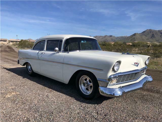 1956 White Chevrolet Bel Air/150/210 --