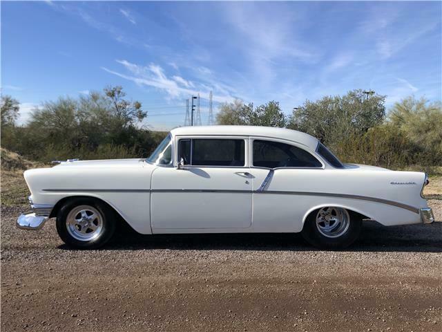 1956 White Chevrolet Bel Air/150/210 --