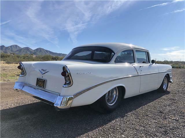 1956 White Chevrolet Bel Air/150/210 --