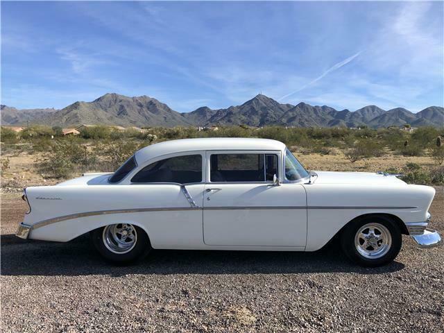 1956 White Chevrolet Bel Air/150/210 --