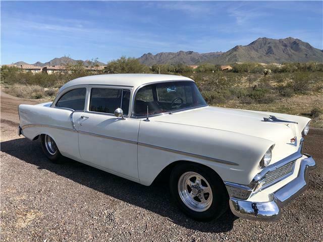 1956 White Chevrolet Bel Air/150/210 --