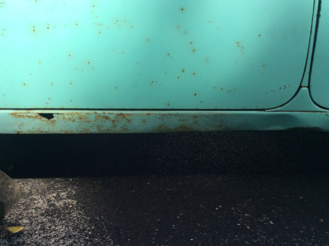 1956 Turquoise  Chevrolet Bel Air/150/210 4 door sedan 