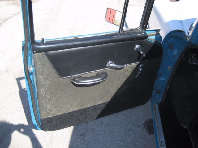 1956 Blue Chevrolet Bel Air/150/210 Sedan