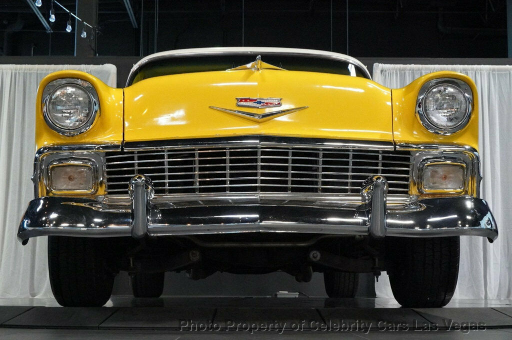 1956 Yellow Chevrolet 210 Coupe