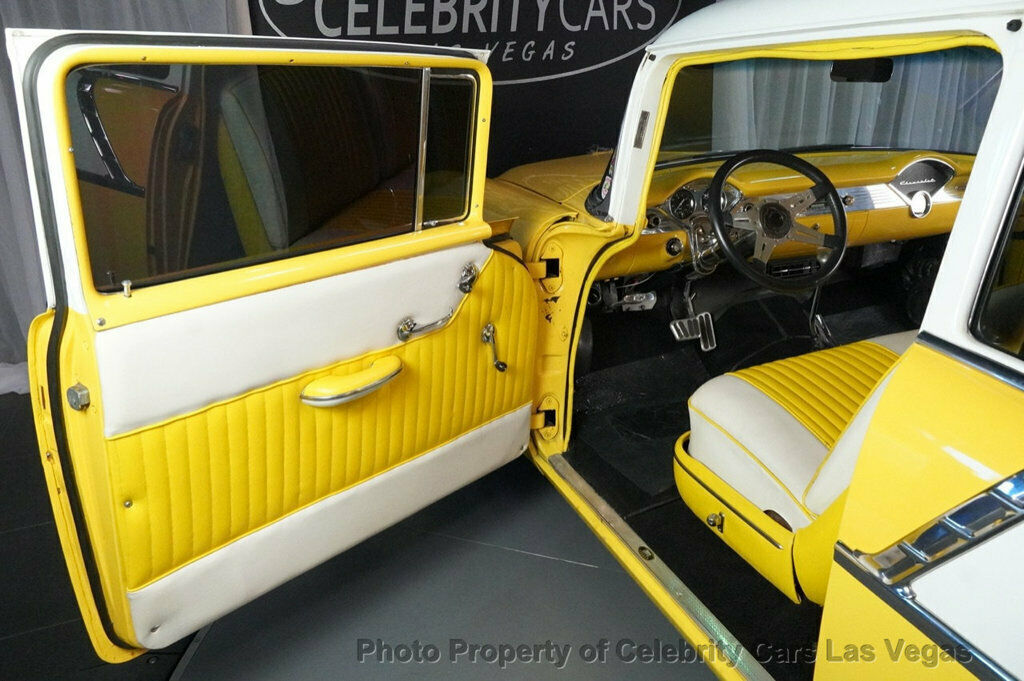 1956 Yellow Chevrolet 210 Coupe