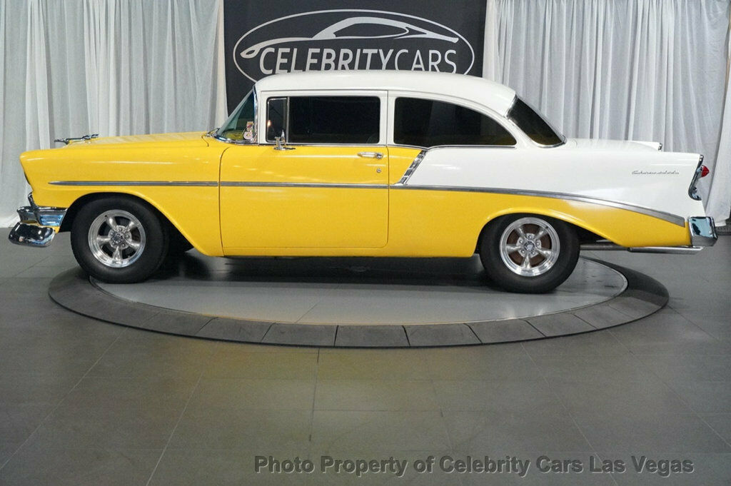 1956 Yellow Chevrolet 210 Coupe