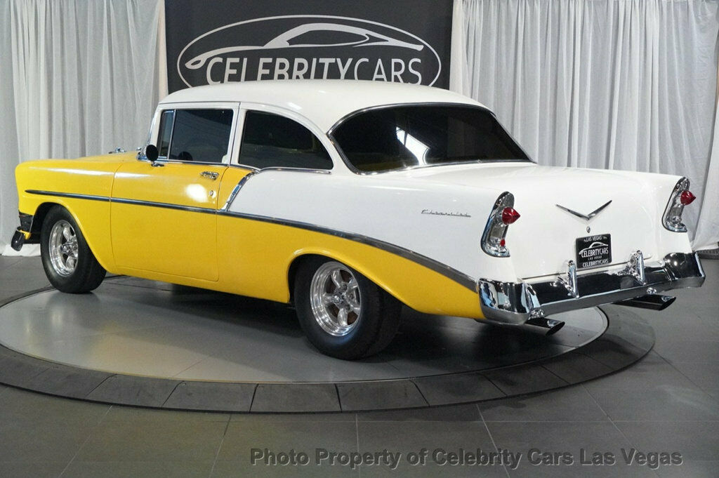 1956 Yellow Chevrolet 210 Coupe