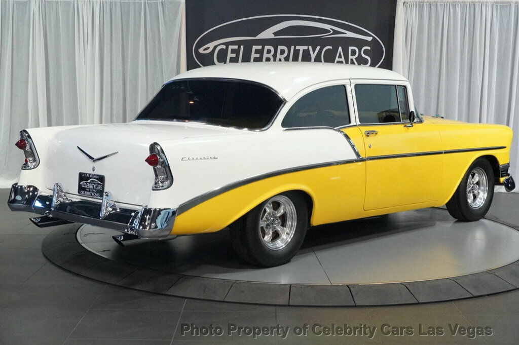 1956 Yellow Chevrolet 210 Coupe
