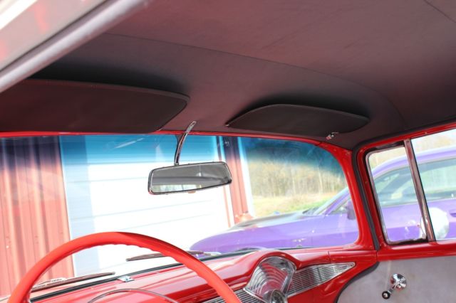 1956 Red Chevrolet Bel Air/150/210