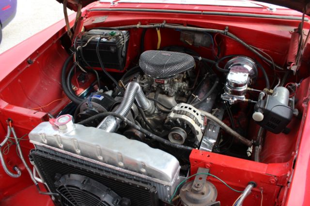 1956 Red Chevrolet Bel Air/150/210