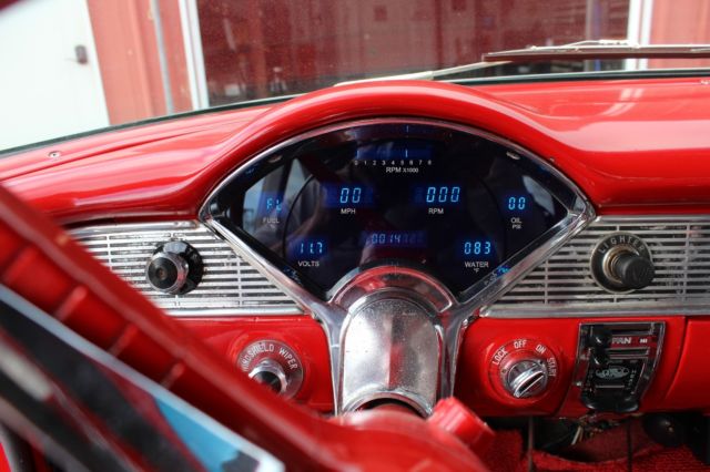 1956 Red Chevrolet Bel Air/150/210