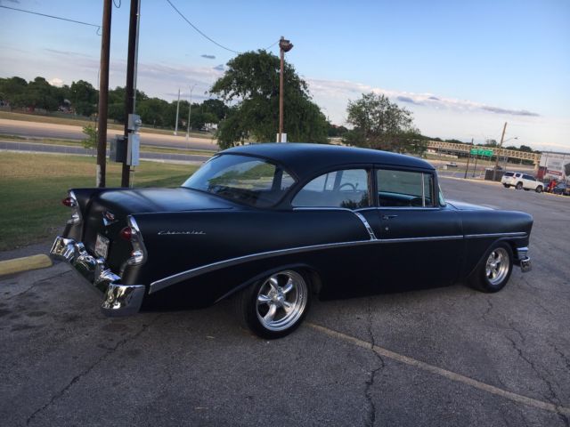 1956 Black Chevrolet Bel Air/150/210 Coupe