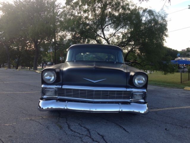 1956 Black Chevrolet Bel Air/150/210 Coupe