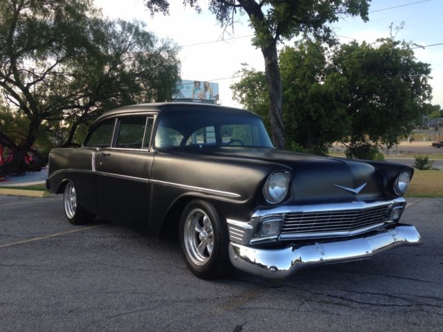 1956 Black Chevrolet Bel Air/150/210 Coupe