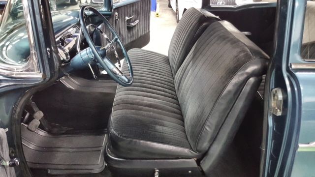 1956 Blue Chevrolet Bel Air/150/210 Sedan