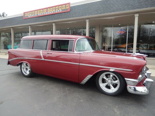 1956 Burgundy Chevrolet Bel Air/150/210 Wagon