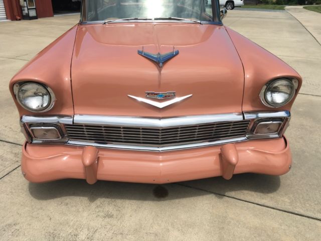1956 Orange Chevrolet Bel Air/150/210 Wagon