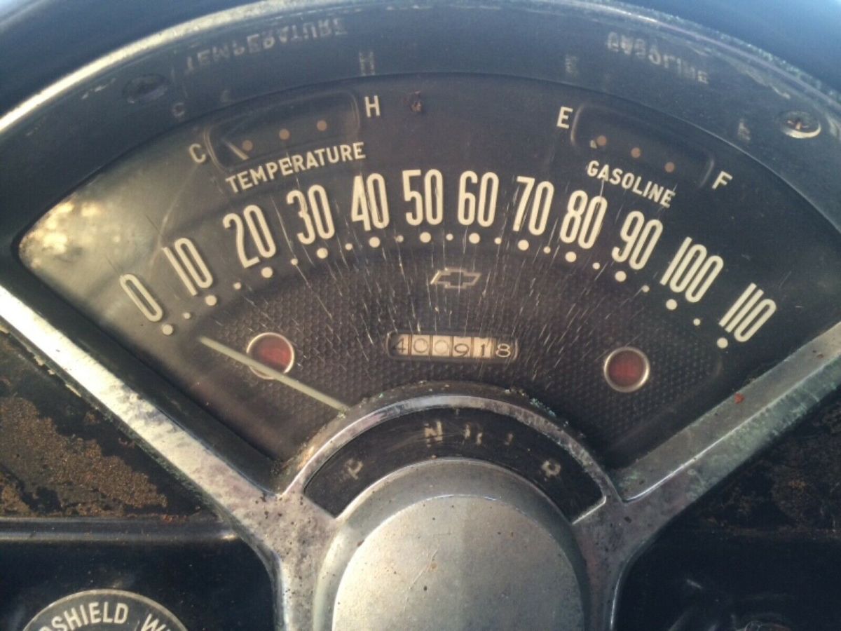 1956 Yellow Chevrolet 210