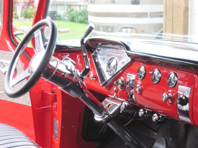 1956 Red Chevrolet Truck 3100 Short Box 1/2 ton Pick Up