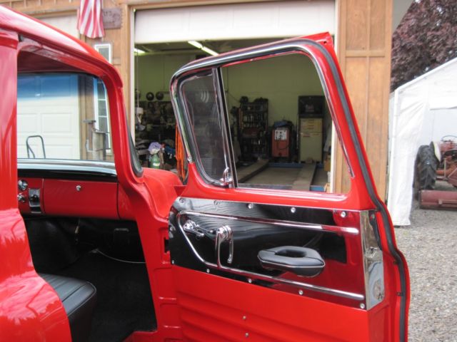 1956 Red Chevrolet Truck 3100 Short Box 1/2 ton Pick Up