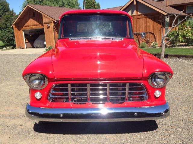 1956 Red Chevrolet Truck 3100 Short Box 1/2 ton Pick Up