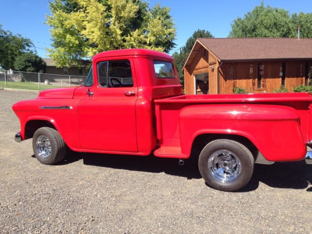 1956 Red Chevrolet Truck 3100 Short Box 1/2 ton Pick Up