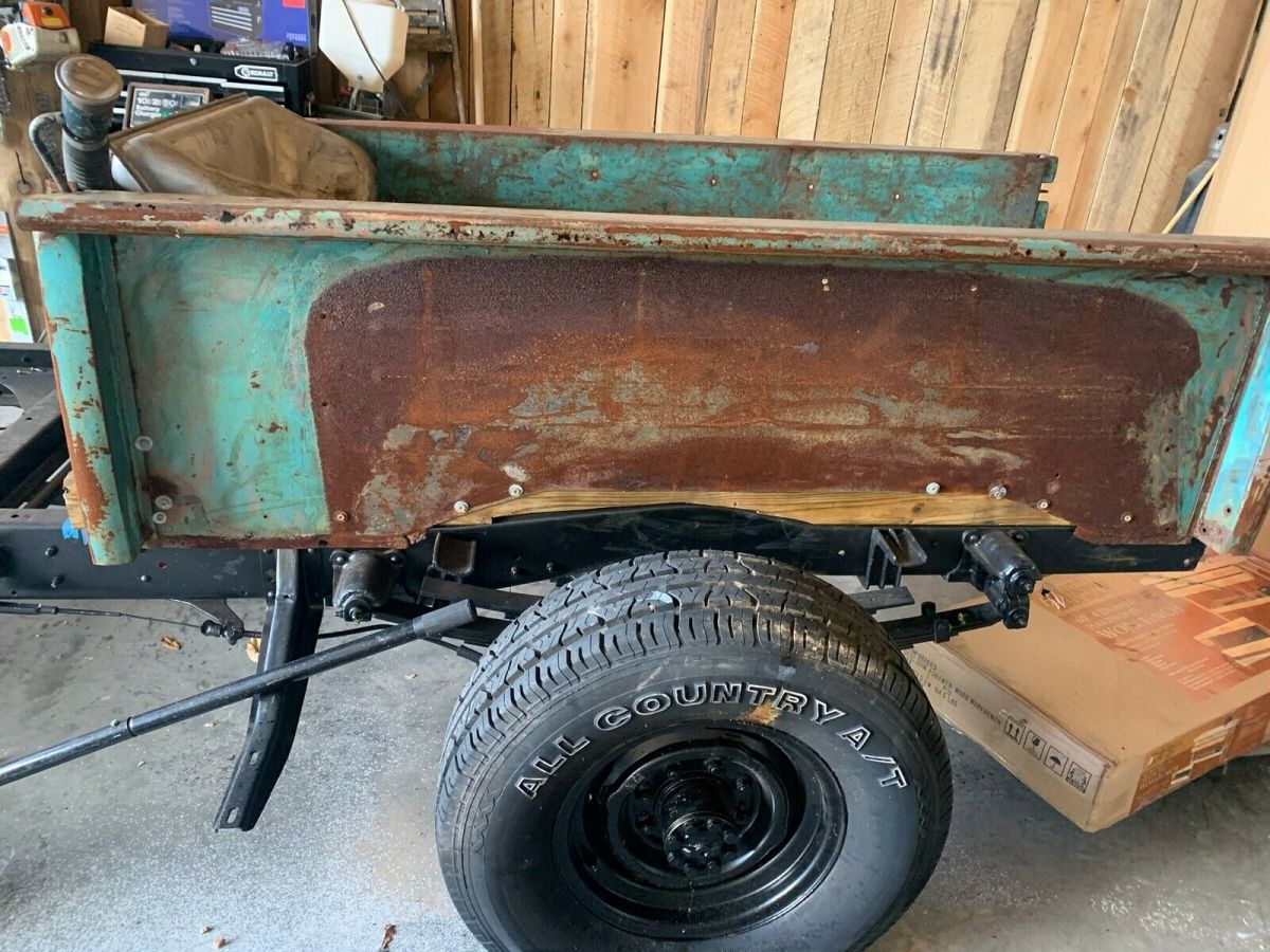 1956 Black Chevrolet Rat Rod Crew Cab Pickup